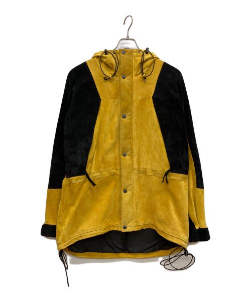 seven by seven（セブンバイセブン）seven by seven (セブンバイセブン) レザーマウンテンパーカー イエロー サイズ:Sの古着・服飾アイテム