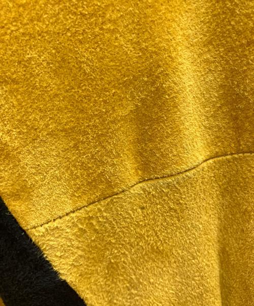 seven by seven（セブンバイセブン）seven by seven (セブンバイセブン) レザーマウンテンパーカー イエロー サイズ:Sの古着・服飾アイテム