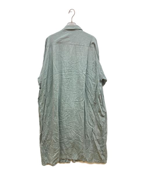Y's（ワイズ）Y's (ワイズ) 半袖シャツワンピース グリーン サイズ:Freeの古着・服飾アイテム