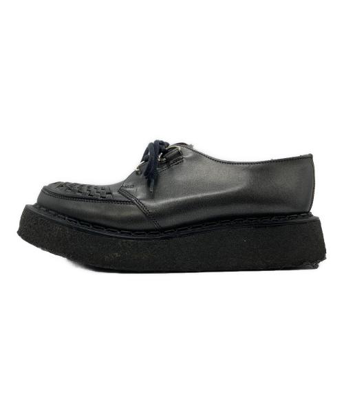 GEORGE COX（ジョージコックス）GEORGE COX (ジョージコックス) 3588ギブソン ラバーソール シューズ ブラック サイズ:7の古着・服飾アイテム