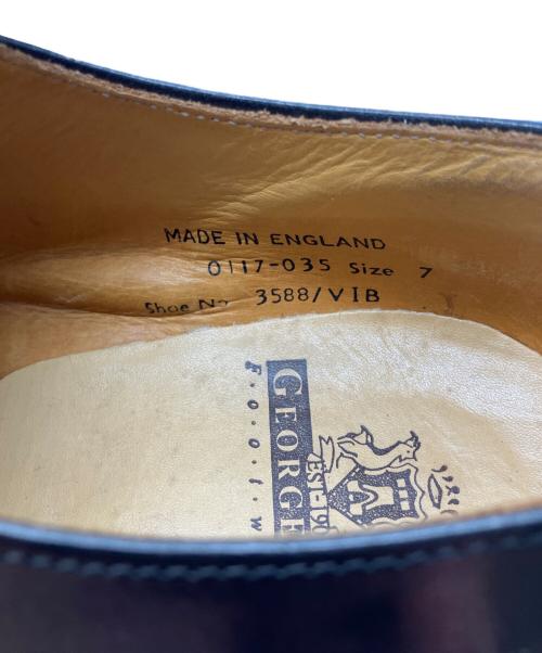 GEORGE COX（ジョージコックス）GEORGE COX (ジョージコックス) 3588ギブソン ラバーソール シューズ ブラック サイズ:7の古着・服飾アイテム