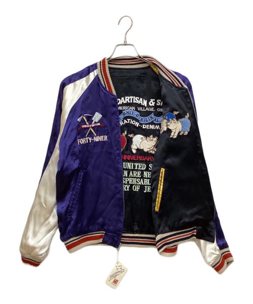 STUDIO D'ARTISAN（ステュディオダルチザン）STUDIO D'ARTISAN (ステュディオダルチザン) スカジャン ブラック サイズ:Lの古着・服飾アイテム