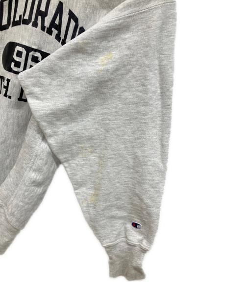 Champion REVERSE WEAVE（チャンピオン リバース ウィーブ）Champion REVERSE WEAVE (チャンピオン リバース ウィーブ) 3段カプセルプリント 90s リバースウィーブスウェット グレー サイズ:XLの古着・服飾アイテム