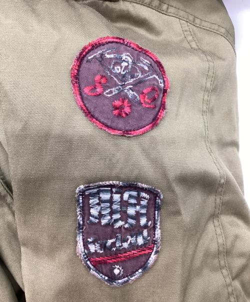 DIESEL（ディーゼル）DIESEL (ディーゼル) モッズコート グリーン サイズ:Lの古着・服飾アイテム