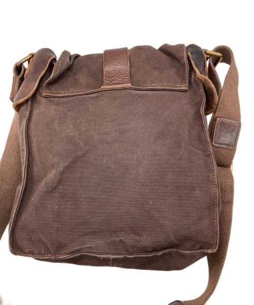 DOLCE & GABBANA（ドルチェ＆ガッバーナ）DOLCE & GABBANA (ドルチェ＆ガッバーナ) オールドキャンバスフラップショルダーバッグ ブラウンの古着・服飾アイテム