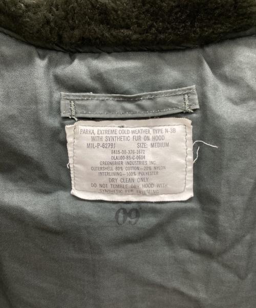 US ARMY（ユーエスアーミー）US ARMY (ユーエスアーミー) 85年製USAF N-3B パーカー　フライトジャケット グリーン サイズ:Mの古着・服飾アイテム