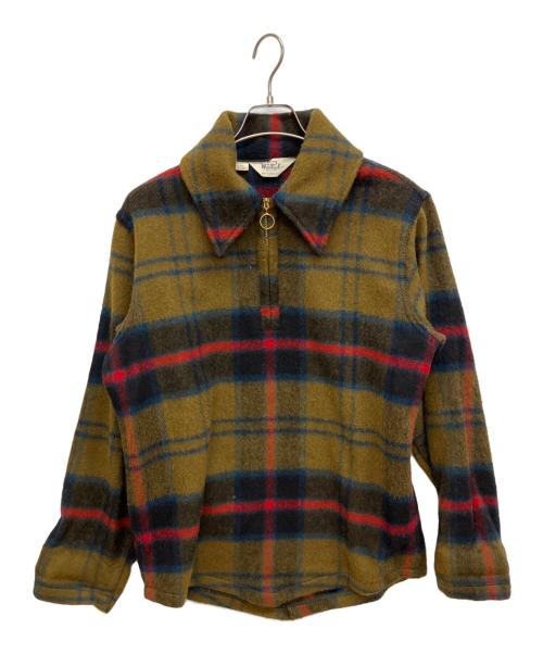 WOOLRICH（ウールリッチ）WOOLRICH (ウールリッチ) 70'sヴィンテージウールハーフジッププルオーバー ブラウン サイズ:Mの古着・服飾アイテム