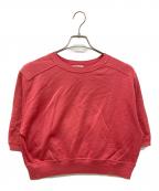 AURALEEオーラリー）の古着「LIGHT FLOWY ハーフスリーブスウェット」｜ピンク