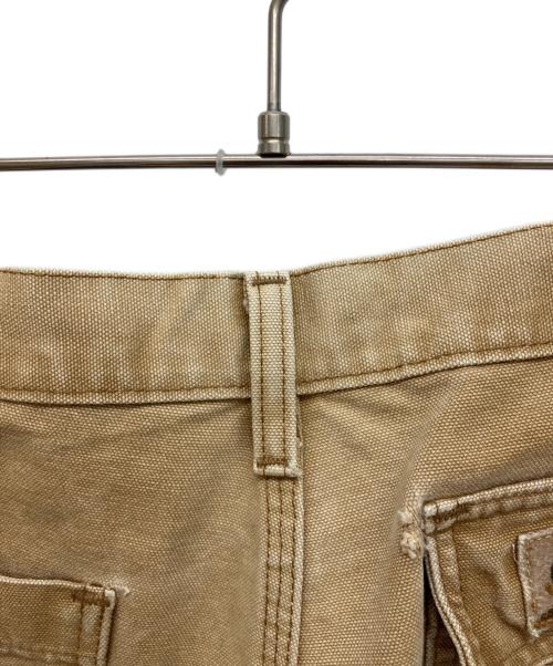CarHartt（カーハート）CarHartt (カーハート) ダック カーペンター カーゴ ワーク パンツ ブラウン サイズ:38×30の古着・服飾アイテム
