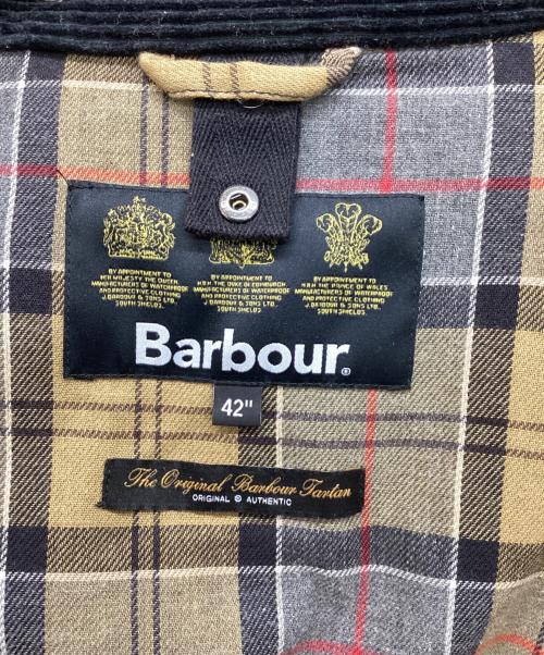 Barbour（バブアー）Barbour (バブアー) SOLWAY ZIP SL　ソルウェイジップ　オイルドジャケット ネイビー サイズ:42の古着・服飾アイテム