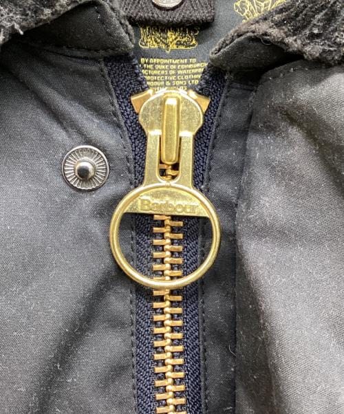 Barbour（バブアー）Barbour (バブアー) SOLWAY ZIP SL　ソルウェイジップ　オイルドジャケット ネイビー サイズ:42の古着・服飾アイテム