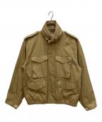 vainl archiveヴァイナルアーカイブ）の古着「ミリタリージャケット」｜ベージュ