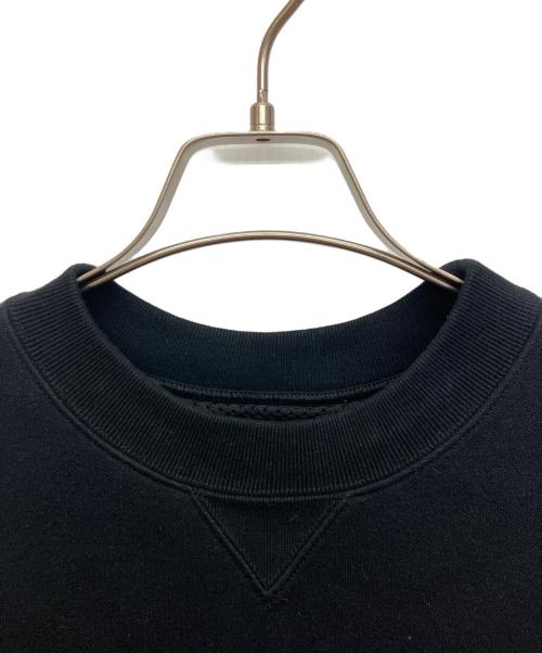 sacai（サカイ）sacai (サカイ) 21AW 異素材 切替 グログラン スポンジ ドッキング ナイロン スウェット ワンピース ブラック サイズ:3の古着・服飾アイテム