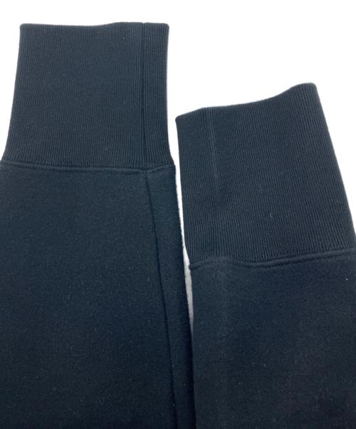 sacai（サカイ）sacai (サカイ) 21AW 異素材 切替 グログラン スポンジ ドッキング ナイロン スウェット ワンピース ブラック サイズ:3の古着・服飾アイテム