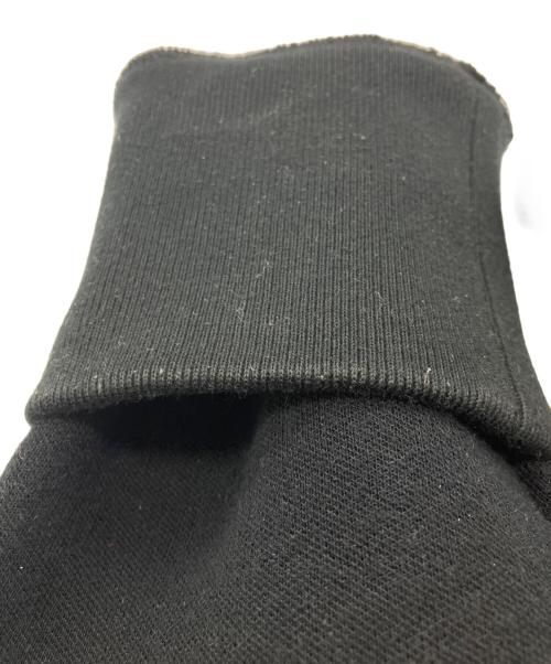 sacai（サカイ）sacai (サカイ) 21AW 異素材 切替 グログラン スポンジ ドッキング ナイロン スウェット ワンピース ブラック サイズ:3の古着・服飾アイテム