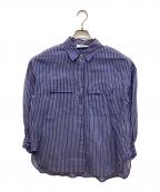 ebureエブール）の古着「ストライプシャツ」｜ブルー