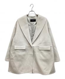 NOLLEY'S sophi（ノーリーズソフィー）の古着「SUPER140リバーショールコート」｜アイボリー