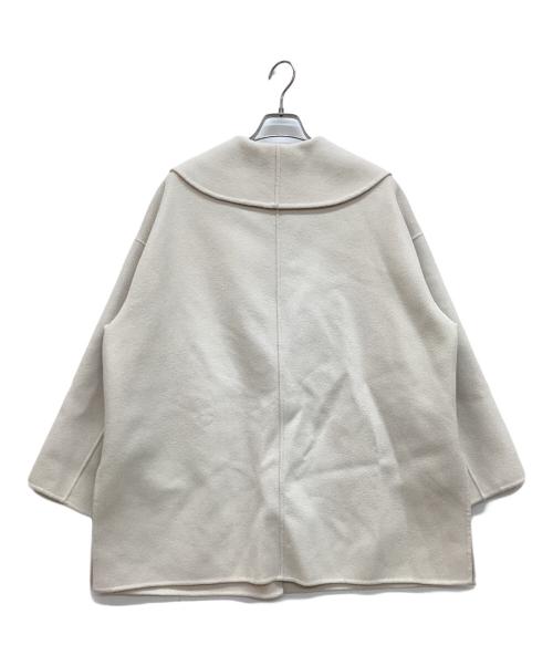 NOLLEY'S sophi（ノーリーズソフィー）NOLLEY'S sophi (ノーリーズソフィー) SUPER140リバーショールコート アイボリー サイズ:38の古着・服飾アイテム