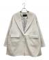 NOLLEY'S sophi（ノーリーズソフィー）の古着「SUPER140リバーショールコート」｜アイボリー