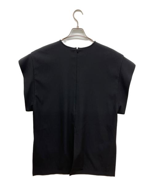 LE PHIL（ル フィル）LE PHIL (ル フィル) 2WAYツイルブラウス ブラック サイズ:FREEの古着・服飾アイテム