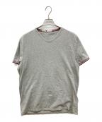 MONCLERモンクレール）の古着「MAGLTA SCOLLO AVTシャツ」｜グレー