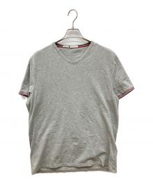 MONCLER（モンクレール）の古着「MAGLTA SCOLLO AVTシャツ」｜グレー