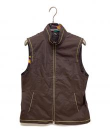 LEONARD SPORT（レオナール スポーツ）の古着「リバーシブルベスト」｜ブラウン