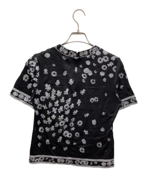 LEONARD（レオナール）LEONARD (レオナール) プリント半袖カットソー ブラック サイズ:Mの古着・服飾アイテム