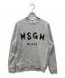 MSGM（エムエスジーエム）の古着「MSGM MENS LOGO SWEAT」｜グレー