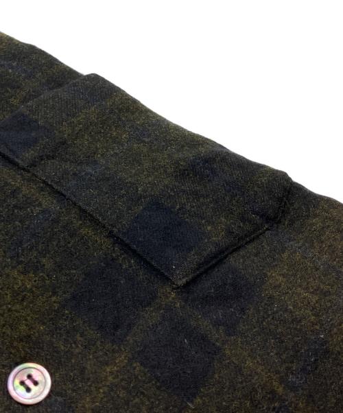 COMME des GARCONS HOMME（コムデギャルソン オム）COMME des GARCONS HOMME (コムデギャルソン オム) 田中オム　ウールチェックシャツ グリーン サイズ:不明の古着・服飾アイテム
