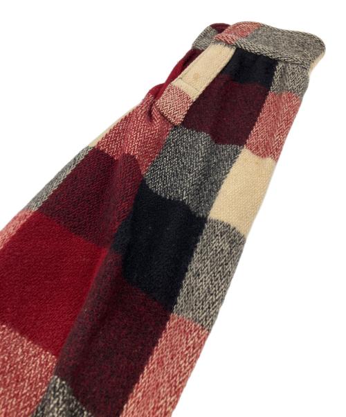 WOOLRICH（ウールリッチ）WOOLRICH (ウールリッチ) チェック柄ウールCPOシャツ レッド サイズ:Mの古着・服飾アイテム