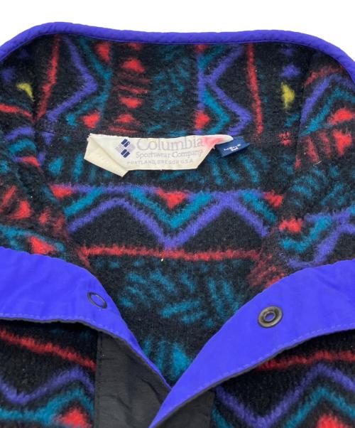 Columbia（コロンビア）Columbia (コロンビア) オールドスナップフリースジャケット ネイビー サイズ:Mの古着・服飾アイテム