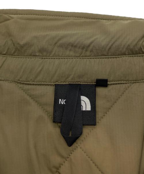THE NORTH FACE（ザ ノース フェイス）THE NORTH FACE (ザ ノース フェイス) Stuffed SHIRT 　スタッフドシャツ　中綿キルティングシャツ　NY81832 カーキ サイズ:Lの古着・服飾アイテム