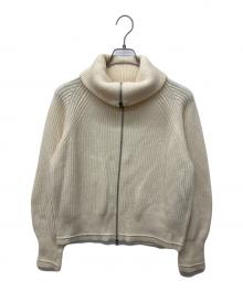 JOURNAL STANDARD（ジャーナルスタンダード）の古着「WASHABLEメリノオープンジップ」｜アイボリー
