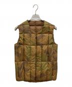 Snow peakスノーピーク）の古着「ダウンベスト」｜カーキ