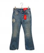 DIESELディーゼル）の古着「ブーツカットフレアデニムパンツ　Bootcut Jeans」｜インディゴ