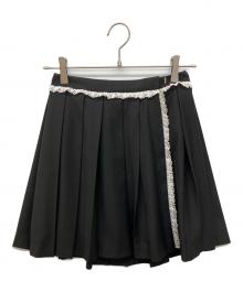 HELL BLAU（ヘルブラウ）の古着「プリーツミニスカート」｜ブラック