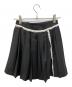 HELL BLAU (ヘルブラウ) プリーツミニスカート ブラック サイズ:2：9000円