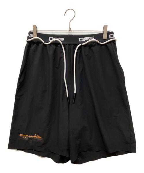 OFFWHITE（オフホワイト）OFFWHITE (オフホワイト) バスケットボールショーツ　ハーフパンツ ブラック サイズ:Mの古着・服飾アイテム