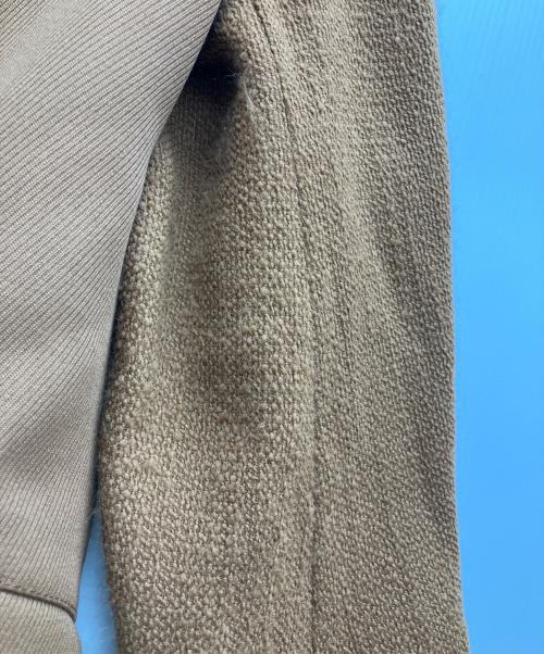 UNDERCOVER（アンダーカバー）UNDERCOVER (アンダーカバー) 19AW　ドッキングステンカラーコート ブラウン サイズ:1の古着・服飾アイテム
