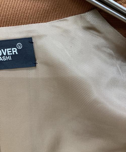 UNDERCOVER（アンダーカバー）UNDERCOVER (アンダーカバー) 19AW　ドッキングステンカラーコート ブラウン サイズ:1の古着・服飾アイテム