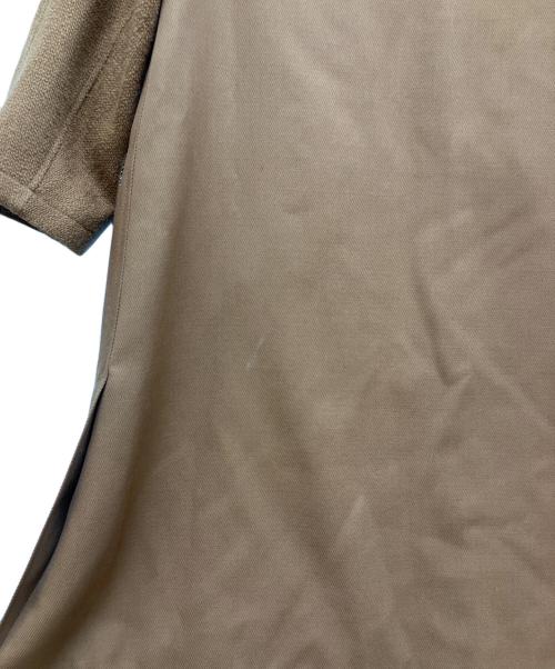 UNDERCOVER（アンダーカバー）UNDERCOVER (アンダーカバー) 19AW　ドッキングステンカラーコート ブラウン サイズ:1の古着・服飾アイテム