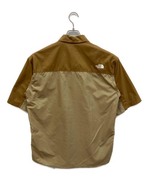 THE NORTH FACE（ザ ノース フェイス）THE NORTH FACE (ザ ノース フェイス) ショートスリーブヌプシシャツ ブラウン サイズ:Lの古着・服飾アイテム