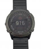 GARMINガーミン）の古着「fēnix 6X Pro Dual Power Ti Black DLC　スマートウォッチ」｜ブラック