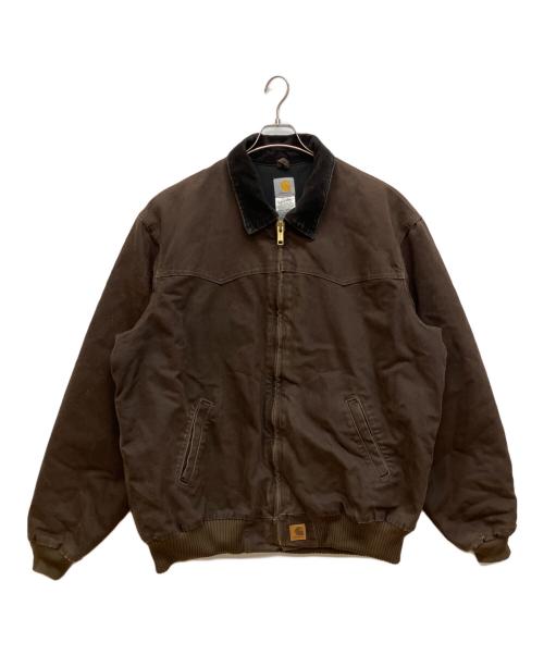 CarHartt（カーハート）CarHartt (カーハート) 07年製　SantaFejacket　サンタフェジャケット　ダックジャケット　J14 DKB ブラウン サイズ:2XLの古着・服飾アイテム