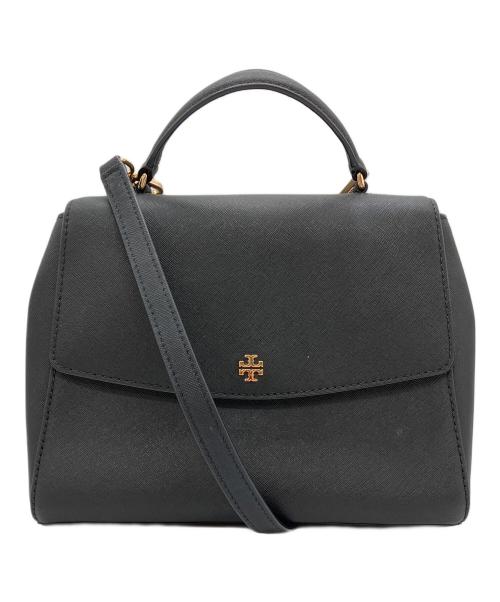TORY BURCH（トリーバーチ）TORY BURCH (トリーバーチ) 2WAYショルダーバッグ　EMERSON SMALL TOP HANDLE SATCHEL ブラックの古着・服飾アイテム