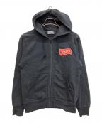 Hysteric Glamourヒステリックグラマー）の古着「23aw MUSIC UP ジップパーカー」｜ブラック