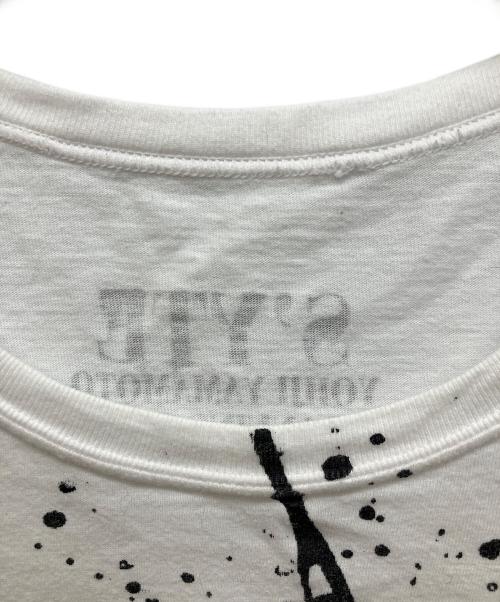 s'yte（サイト）s'yte (サイト) スプラッシュペイントTシャツ ホワイト サイズ:4の古着・服飾アイテム