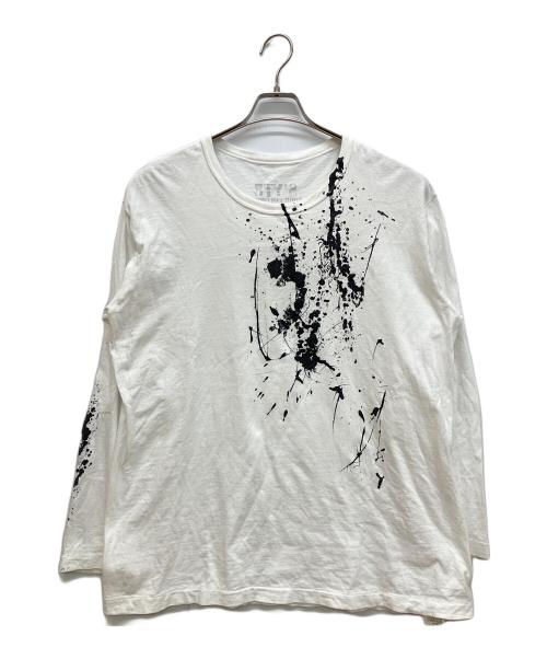 s'yte（サイト）s'yte (サイト) スプラッシュペイントTシャツ ホワイト サイズ:4の古着・服飾アイテム