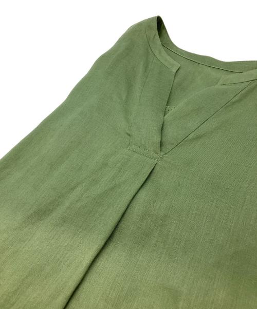 SHIPS（シップス）SHIPS (シップス) テレデランリネンワンピース カーキ サイズ:FREEの古着・服飾アイテム